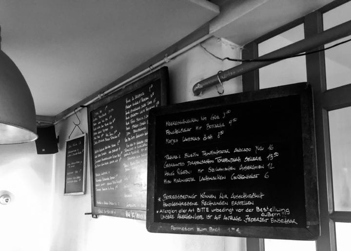 Bar Olio - Menu