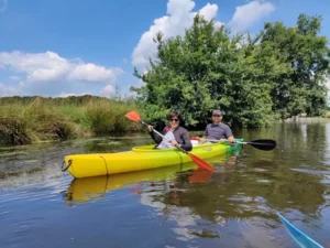 Kayaking on the Niers River