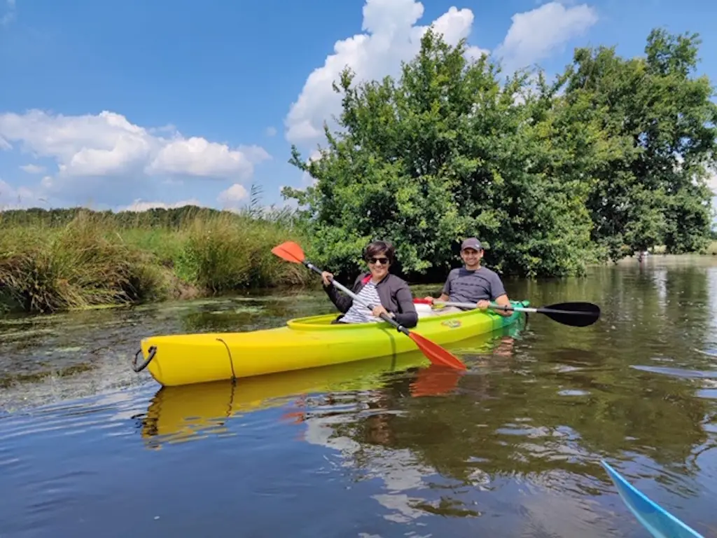 Kayaking on the Niers River